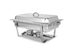 2 Packs Chafing Dish 9 Quart Stainless Steel Rectangular Chafer Full Size Buffet - Silver