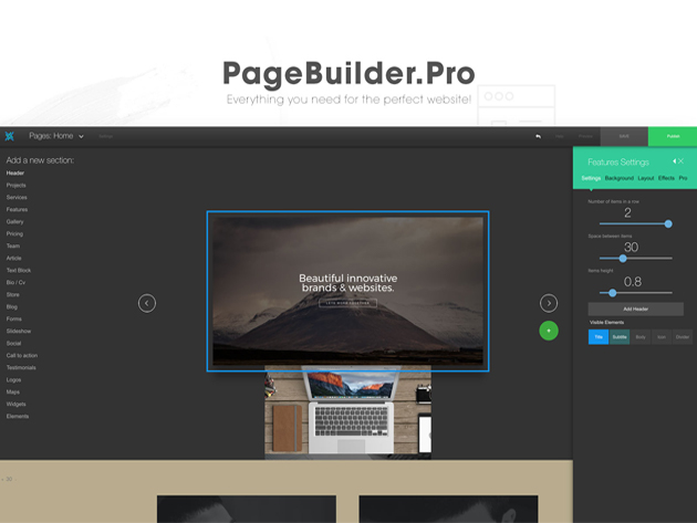 Page Builder Pro: 1-Yr Subscription
