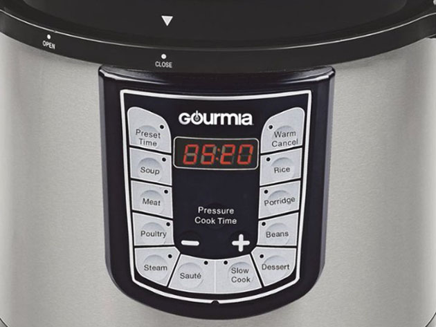 Gourmia® GPC625 6-Qt Digital Multi-Function Pressure Cooker