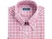 Club Room Men's Performance Plaid Shirt with Pocket Red Size 16x34-35