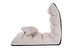 Costway Folding Lazy Sofa Chair Stylish Sofa Couch Beds Lounge Chair W/Pillow Beige