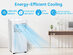 Coolblus 12000 BTU Portable Air Conditioner with Remote (Open Box)