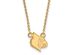 14k Gold Plated Silver U of Louisville Small Pendant Necklace