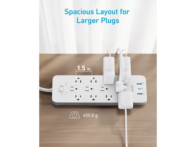 Anker 351 Power Strip White