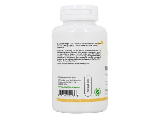 LuckyVitamin - Niacin 500 mg. - 100 Capsules