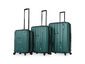 Mia Toro Nuovo 3-Piece Expandable Hardside Spinner Luggage Set Green