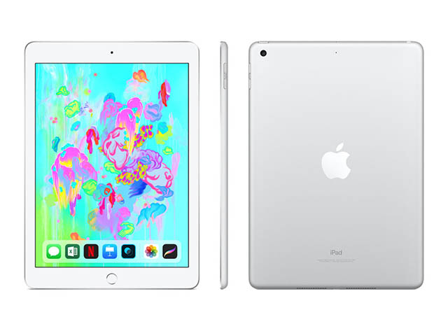 Apple iPad 6th Gen 9.7” (2018) 32GB WiFi Silver (Refurbished) & Accessories Bundle