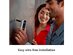 Ring Peephole Cam with Ring Chime with Chime to Hear Real-Time Notifications