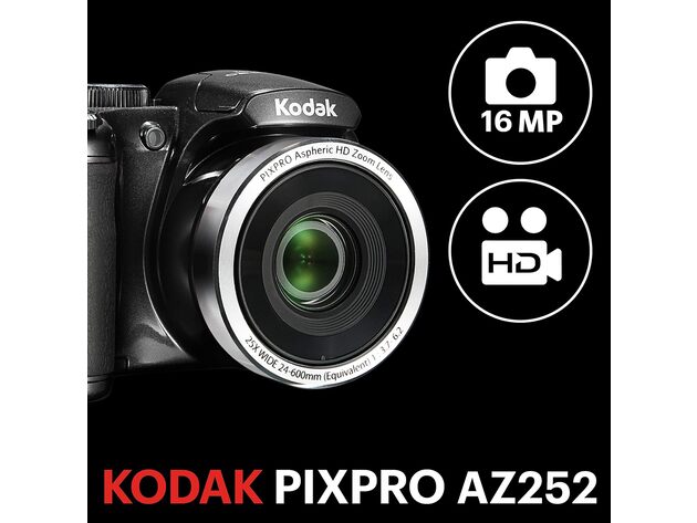 Kodak PIXPRO AZ252 Point & Shoot Digital Camera (Open Box)