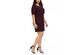Connected Women's Plus Size Zigzag Sheath Dress Purple Size Small