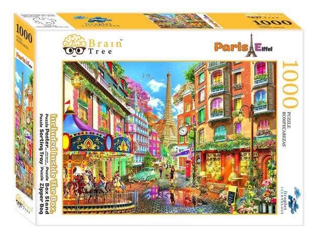 Paris Eiffel Jigsaw Puzzles 1000 Piece