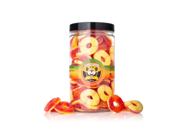 High Potency CBD Peach Ring Gummies (2,000 Mg)