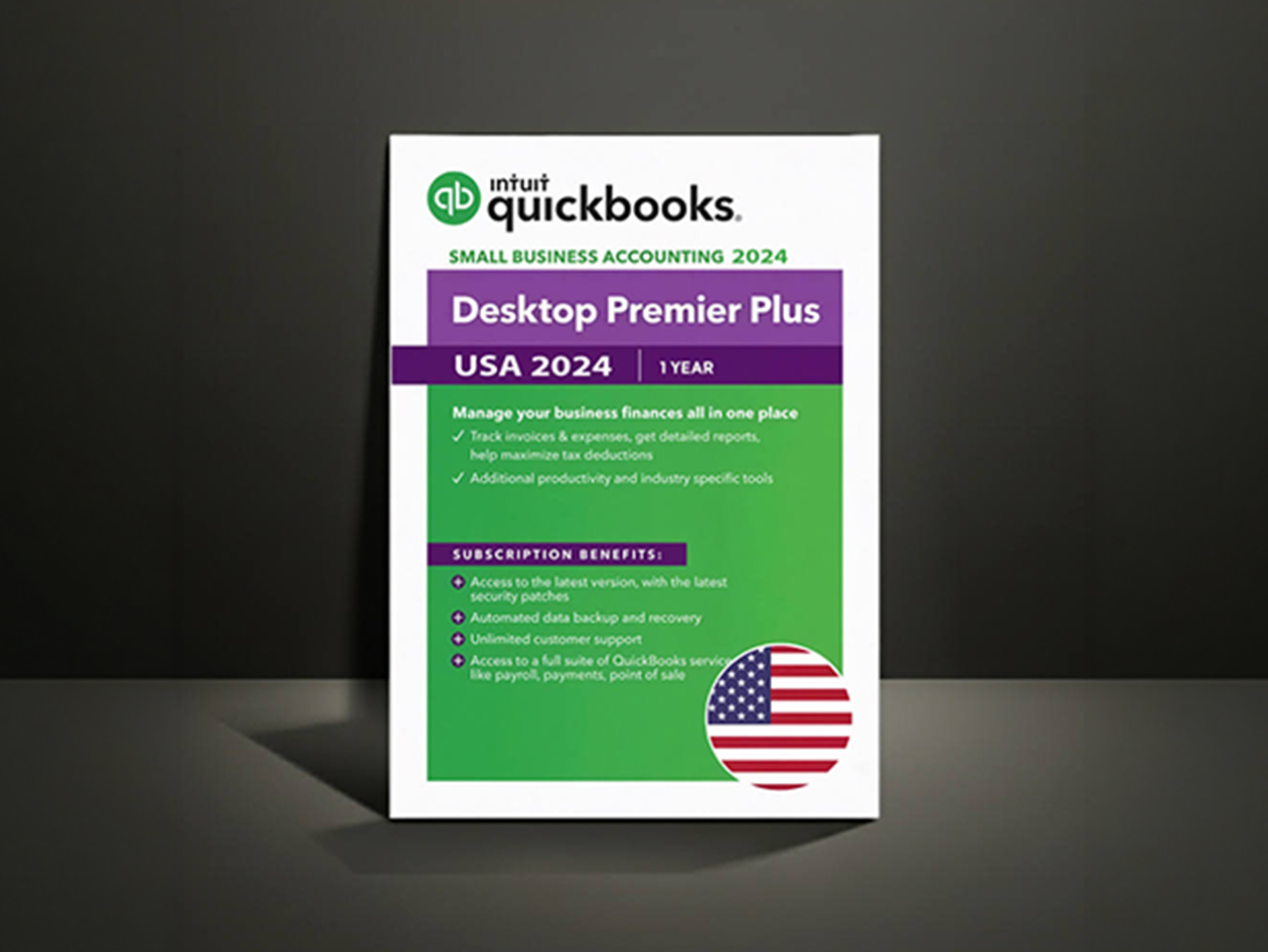 Intuit QuickBooks Desktop Premiere 2024 for Windows(1 User): 1-Year Subscription