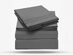 The Luxe 4-Piece Microfiber Bed Sheet Set (Charcoal/Queen)