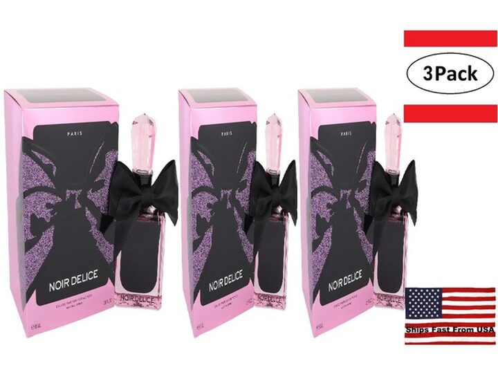 Pack Noir Delice by Geparlys Eau De Parfum Spray oz for Women