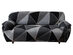 Modern Sofa Slipcover (Grey Triangle Pattern/4 Seater)