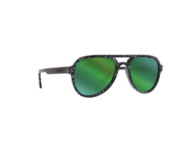Apache Sunglasses 8 Bit / Green Reflect Polarized