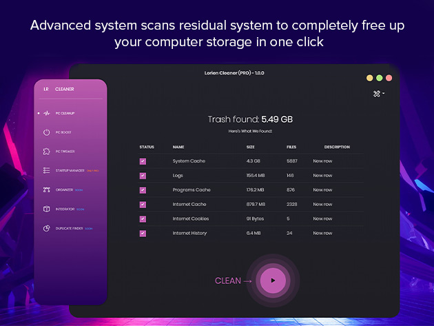 Lorien Cleaner: The Best Junk Cleaner for PC with Lifetime Access