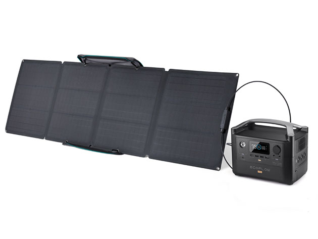 EcoFlow RIVER Power Station with 110W Solar Panel