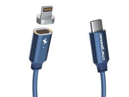Infinity Universal Magnetic USB-C 100W Charging Cable Blue Lightning