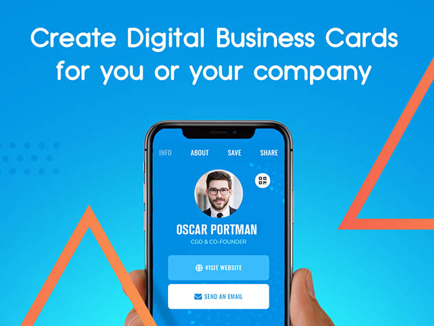 Linkcard - Business Card & Email Signature Builder: Lifetime Subscription (Business Plan)