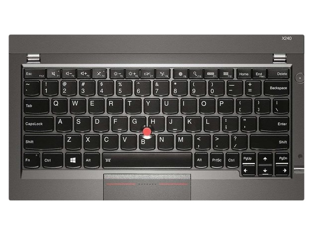 Lenovo ThinkPad X240 12" Laptop, 2.1GHz Intel i7 Dual Core Gen 4, 8GB RAM, 256GB SSD, Windows 10 Professional 64 Bit (Grade B)