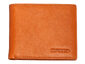 Breed Locke Genuine Leather Bi-Fold Wallet Orange