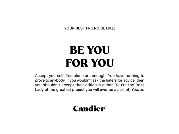 BE YOU CANDLE by Shop Ryan Porter
