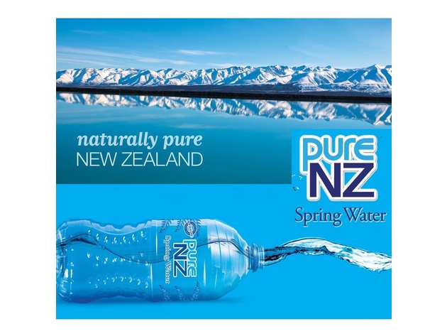 Pure NZ Still Natural Spring Water from New Zealand, Uncontaminated and Mineral Rich, 100% Recycled Bottle - 500 ml (24 Pack)