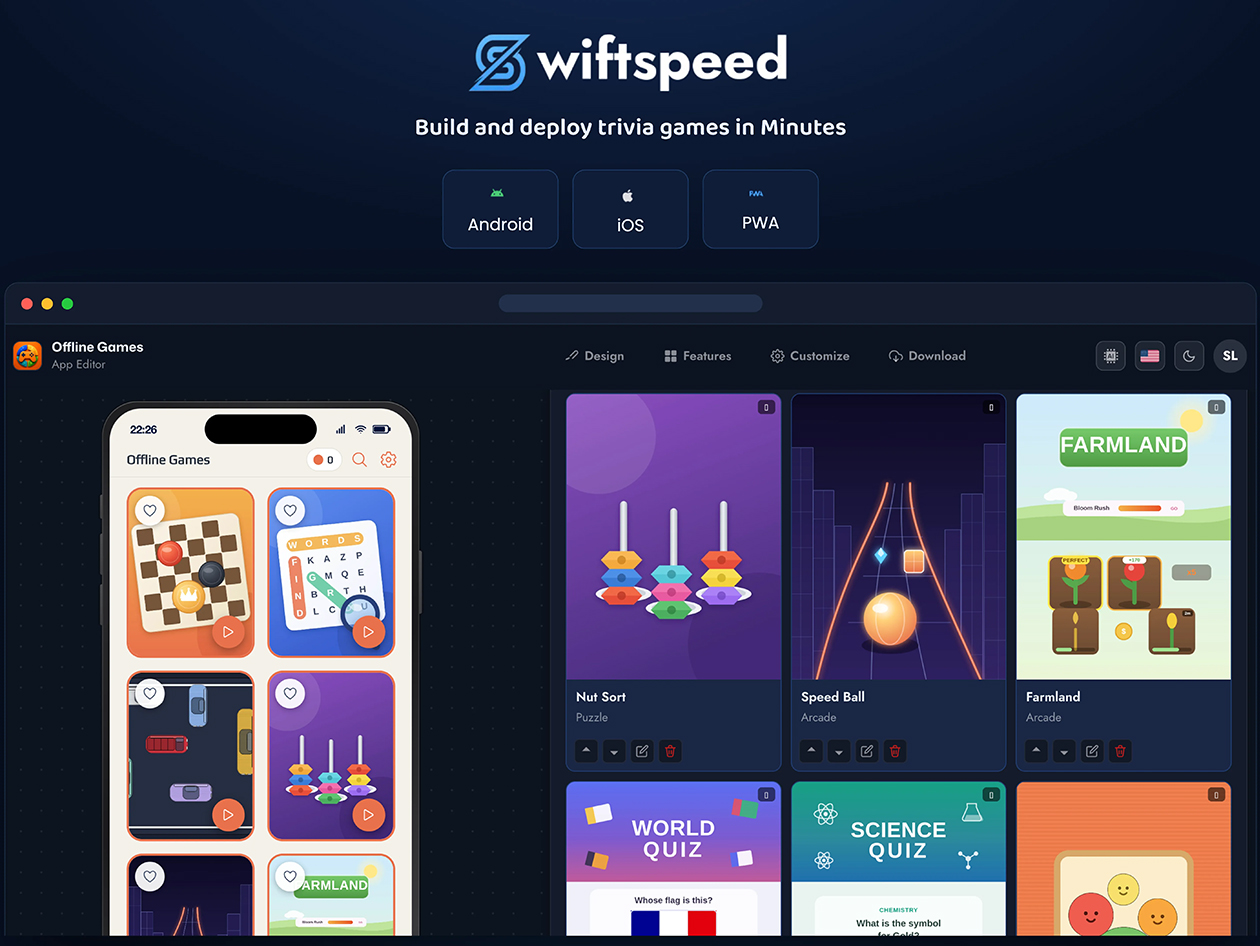 Swiftspeed AI App Builder Pro Plan: Lifetime Subscription