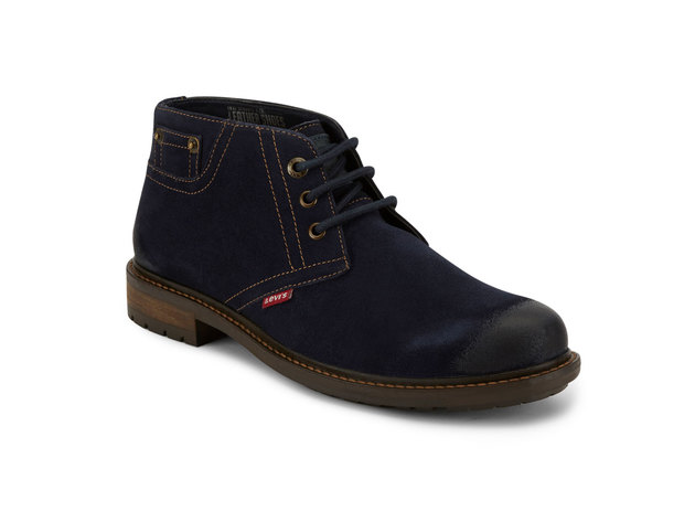 Levi's Mens Cambridge Suede Leather Casual Chukka Boot - 13 M Navy