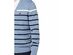 Nautica Men's Striped V-Neck Button Cardigan Turq Size Extra Large