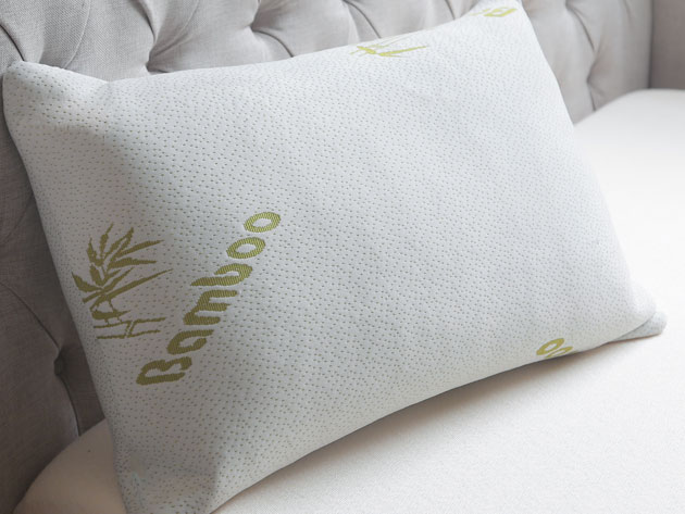 bamboo memory foam pillow