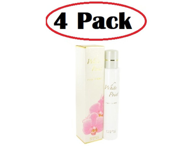4 Pack of White Point by YZY Perfume Eau De Parfum Spray 3.4 oz