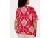 Karen Scott Women's Plus Size Bandana Lace Printed Top Bright Red Size XX Large
