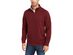 Club Room Men's Stretch Quarter-Zip Fleece Sweatshirt Wine Size Extra Large