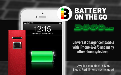 Stay Charged w/ The PowerBar [Red]