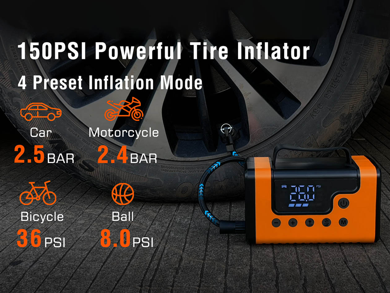 Sungale Car Jump Starter with Air Compressor & Vacuum Cleaner