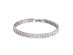 Tennis Bracelet With Double-Row Round-Cut Cubic Stones