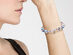 Aurora Borealis Cubed Stretch Bracelet with Swarovski Crystals