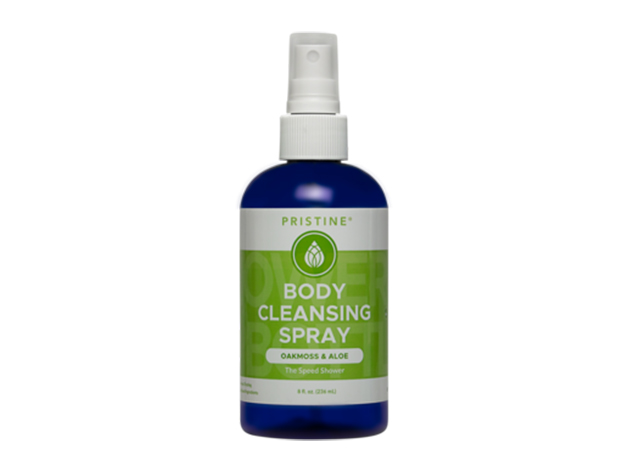 Pristine Speed Shower Body Cleansing Spray (Oakmoss & Aloe/8oz)