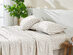 3-Piece Floral Print Microfiber Sheet Set (Taupe/Twin)