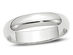 Ladies or Mens 14K White Gold 5mm Wedding Band - 9