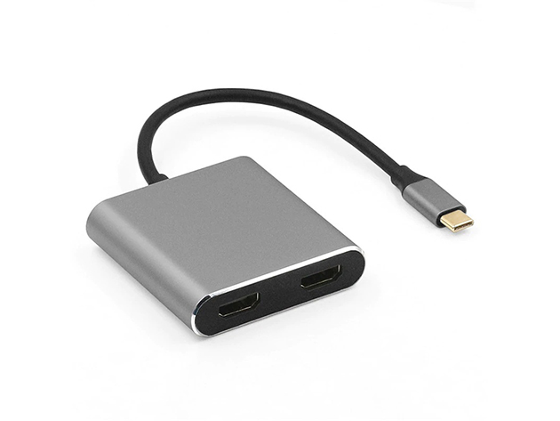 USB-C to Dual HDMI Adapter (2-in-1)