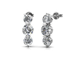 Evening Affair 5-in-1 Earring Set (Silver)