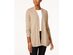 Karen Scott Women's Petite Open-Front Cardigan Brown Size Small