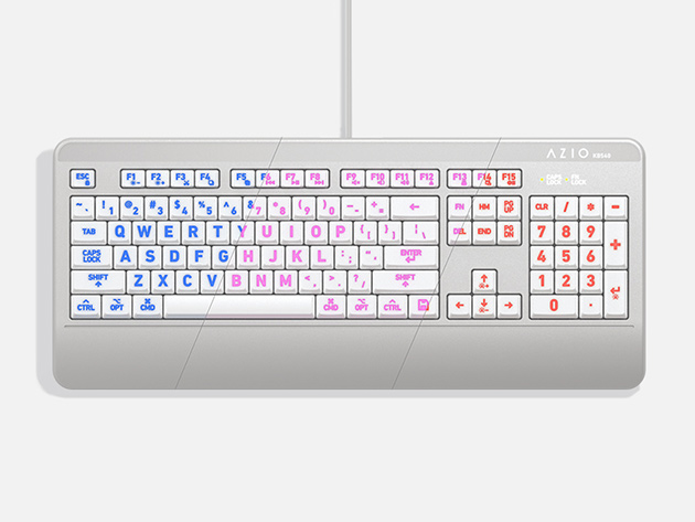 AZIO KB540 Antimicrobial Mac Keyboard