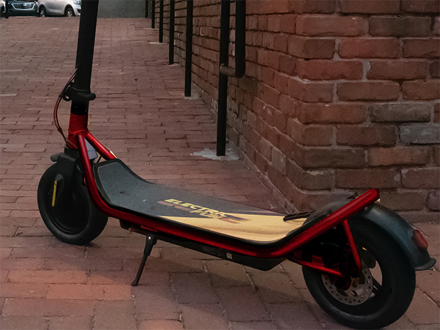 Electric Folding Scooter - 500W (Red Accent)