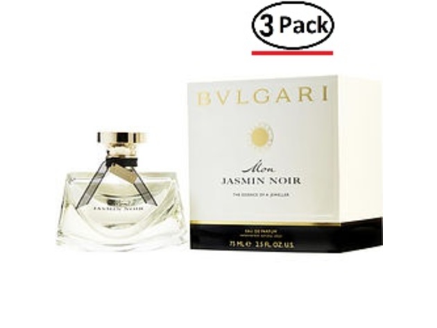 Bvlgari Mon Jasmin Noir By Bvlgari Eau De Parfum Spray 2.5 Oz For Women (Package Of 3)
