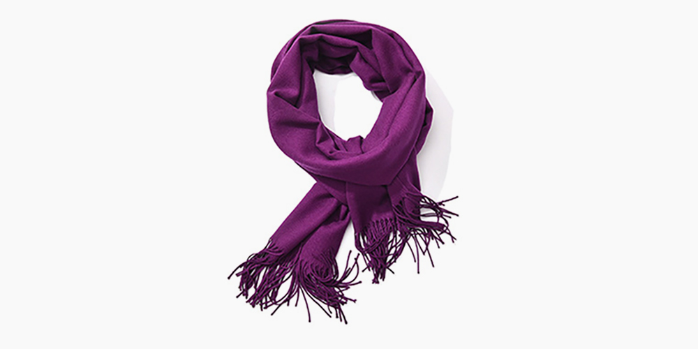 Lavisha Cashmere Shawl (Magenta Purple)